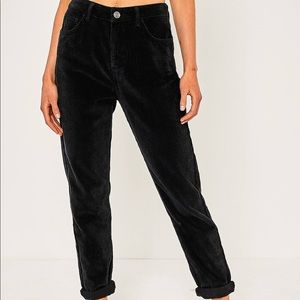urban outfitters BDG black corduroy mom jeans